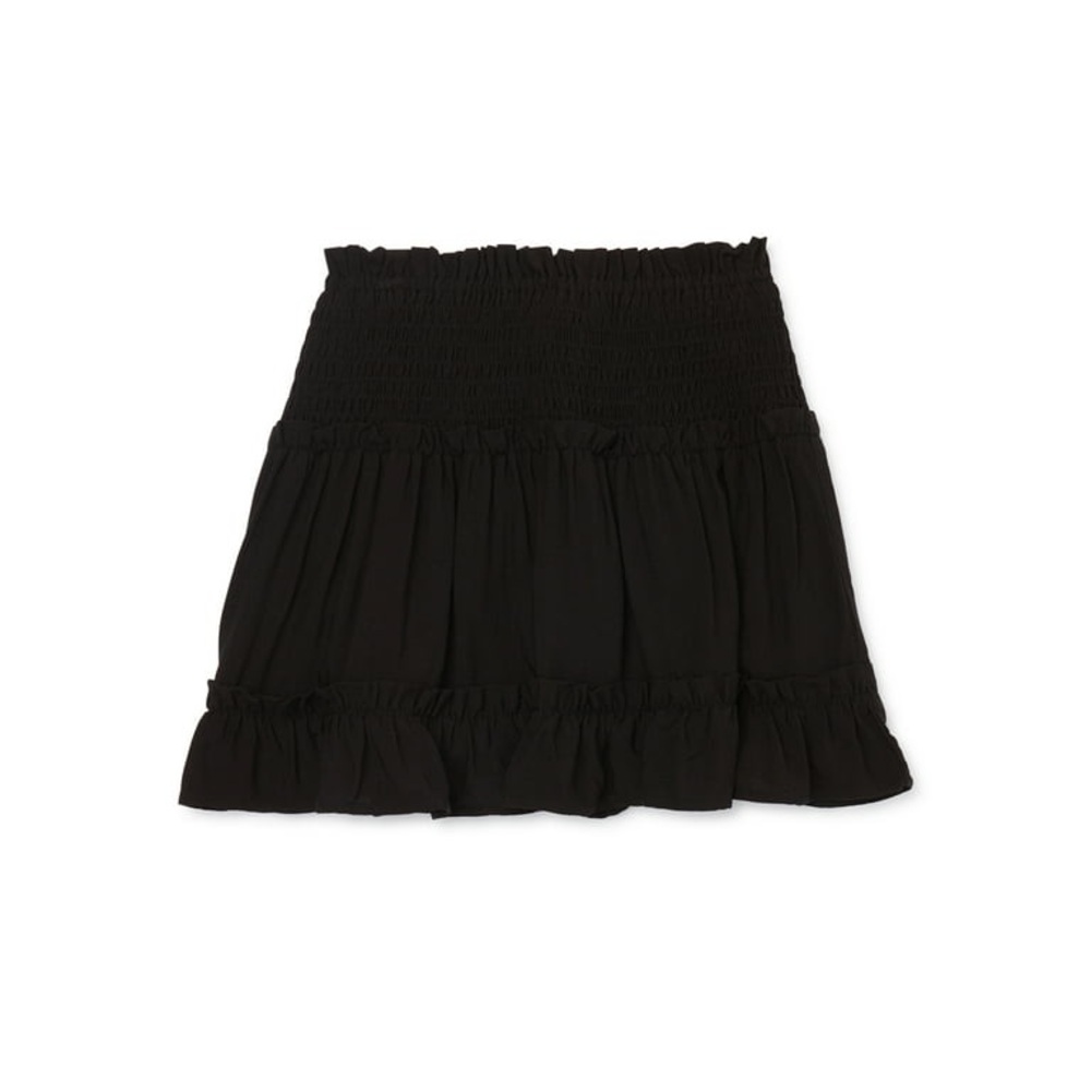 The brand is wonder nation this is a black smocked girls skirt